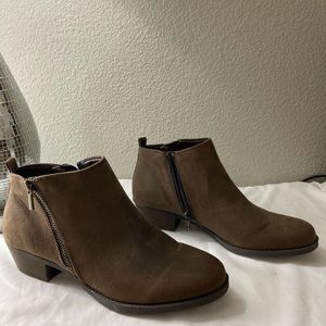 Brown booties